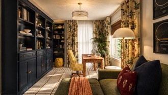 Classic Contemporary, Inspired Modern Office by Havenly Interior Designer Erin