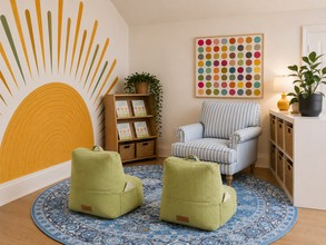 Contemporary, Modern, Classic, Preppy, Scandinavian, Inspired Modern, Artful Eclectic Playroom by Havenly Interior Designer Kristen