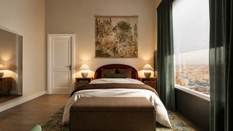 Contemporary, Industrial, Midcentury Modern, Inspired Modern, Contemporary Luxe, Midcentury Scandi Bedroom by Havenly Interior Designer Jess