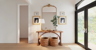 Classic, Modern Cottage, Traditional Charm Entryway by Havenly Interior Designer Candice
