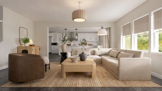 Minimal, Scandinavian Living Room by Havenly Interior Designer Montserrat