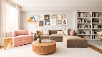 Contemporary, Organic Modern Living Room by Havenly Interior Designer Camila