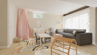 Modern, Classic Playroom by Havenly Interior Designer Rachel