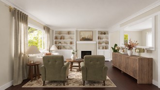 Contemporary Living Room by Havenly Interior Designer Maria