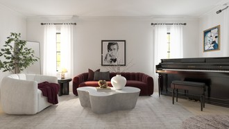 Inspired Modern Reading Room by Havenly Interior Designer Candida