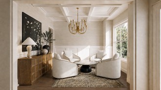 Organic Modern Dining Room by Havenly Interior Designer Malena