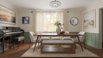 Contemporary, Midcentury Modern Dining Room by Havenly Interior Designer Candida