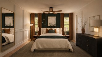 Contemporary Luxe Bedroom by Havenly Interior Designer Malena