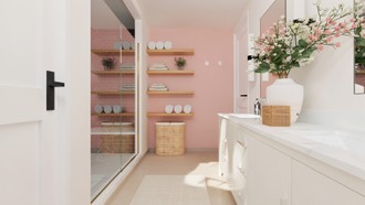 Contemporary, Preppy Bathroom by Havenly Interior Designer Lilia