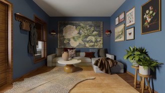 Eclectic, Inspired Modern Living Room by Havenly Interior Designer Candida