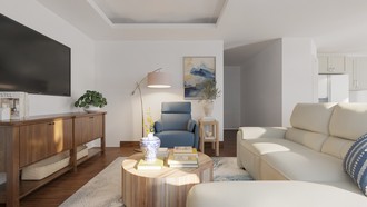 Contemporary, Traditional Living Room by Havenly Interior Designer Jacqueline