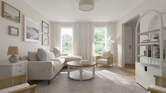 Traditional Charm Living Room by Havenly Interior Designer Ariel