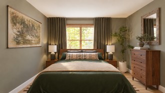 Rustic, Organic Modern Bedroom by Havenly Interior Designer Diogo
