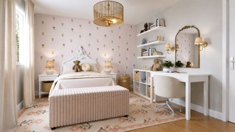 Warm Transitional Bedroom by Havenly Interior Designer Montserrat