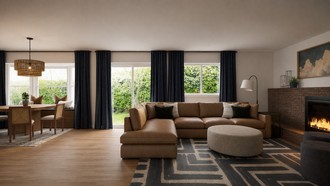 Contemporary, Modern, Bohemian, Inspired Modern Living Room by Havenly Interior Designer Maria