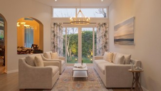 Eclectic Living Room by Havenly Interior Designer Elisa