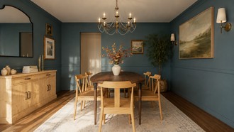 Traditional, Rustic, Transitional, Warm Transitional, Traditional Charm Dining Room by Havenly Interior Designer Sofia