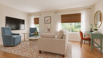 Contemporary, Modern, Eclectic, Bohemian, Preppy, Modern Cottage, Artful Eclectic Living Room by Havenly Interior Designer Kristen