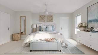 California Cool, Classic Coastal Bedroom by Havenly Interior Designer Candida