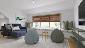 Contemporary, Modern, Classic, Coastal, Transitional, Classic Coastal Playroom by Havenly Interior Designer Kristen