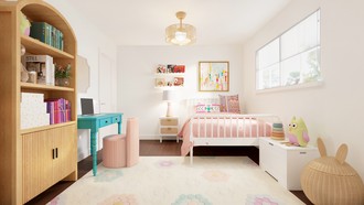 Artful Eclectic Bedroom by Havenly Interior Designer Katerina