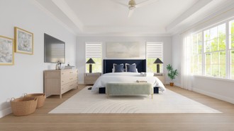 Coastal Bedroom by Havenly Interior Designer Sormeh