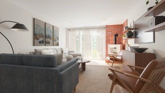 Modern, Transitional Living Room by Havenly Interior Designer Ceci