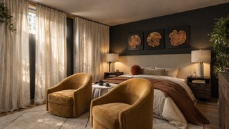 Inspired Modern, Organic Modern Bedroom by Havenly Interior Designer Akira