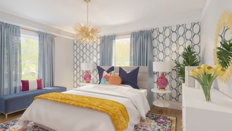 Contemporary, Inspired Modern Bedroom by Rhonda Stanbury Interior Designer Meloney