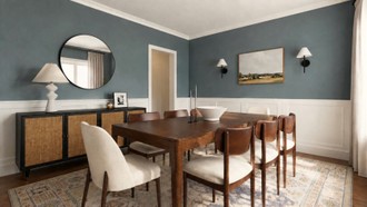 Midcentury Modern, Scandinavian, Organic Modern Dining Room by Havenly Interior Designer Sarah