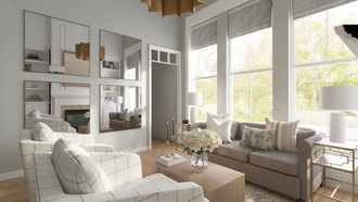 Contemporary, Classic Living Room by Havenly Interior Designer Karina
