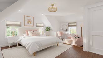 Midcentury Scandi Bedroom by Havenly Interior Designer Maria