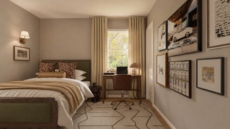 Inspired Modern, California Cool, Artful Eclectic Bedroom by Havenly Interior Designer Andrea