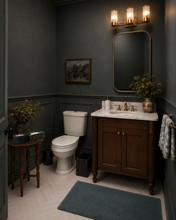 Transitional Bathroom by Havenly Interior Designer Malena