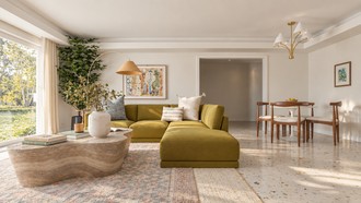 Contemporary, Modern, Eclectic, Coastal Living Room by Havenly Interior Designer Camila