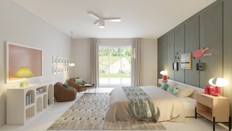 Inspired Modern, Organic Modern Bedroom by Havenly Interior Designer Brooke