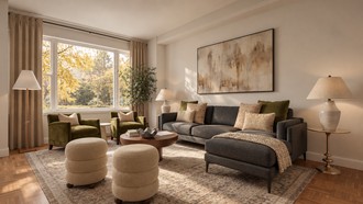 Inspired Modern, Warm Transitional Bedroom by Havenly Interior Designer Sofia
