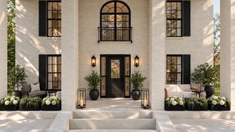 Transitional Outdoor Space by Havenly Interior Designer Malena