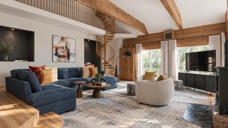 Modern, Eclectic, Midcentury Modern Living Room by Havenly Interior Designer Gabriela
