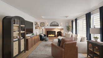 Traditional Charm Living Room by Havenly Interior Designer Ariel
