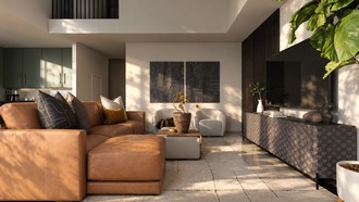 Modern, Inspired Modern Living Room by Havenly Interior Designer Candida