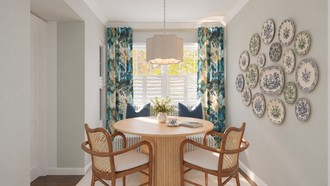 Modern Cottage, Traditional Charm Dining Room by Havenly Interior Designer Jaime