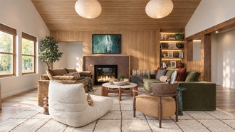 Eclectic, Bohemian, Vintage, Midcentury Modern, Inspired Modern, Midcentury Scandi, Artful Eclectic Living Room by Rhonda Stanbury Interior Designer Jess