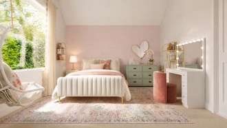 Preppy, Parisian Modern Bedroom by Havenly Interior Designer Pamela