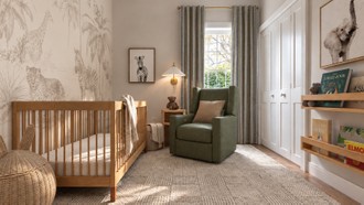 Contemporary, Modern, Classic, Transitional, Classic Contemporary, Scandinavian, Inspired Modern, Parisian Modern, Contemporary Luxe, Midcentury Scandi, Organic Modern, California Cool, Warm Transitional Nursery by Havenly Interior Designer Anny