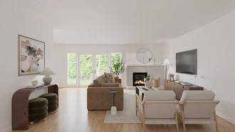 Contemporary Living Room by Rhonda Stanbury Interior Designer Rocío