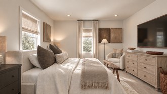 Transitional, Organic Modern Bedroom by Havenly Interior Designer Malena