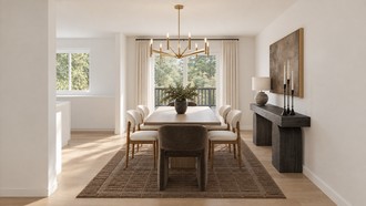 Organic Modern Dining Room by Havenly Interior Designer Malena