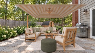 Classic Outdoor Space by Havenly Interior Designer Maria