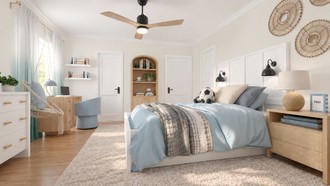 Coastal, Classic Coastal Bedroom by Havenly Interior Designer Montserrat